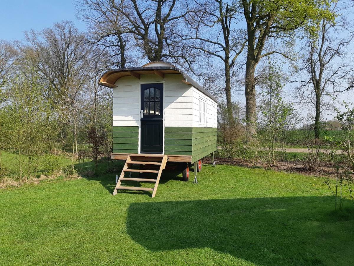 B&B Pipowagen "De Luxe" Op Wellness Camping En B&B Meddo 외부 사진
